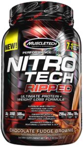 MuscleTech Nitro Ripped Ultra Clean Whey Protein Isolate Powder