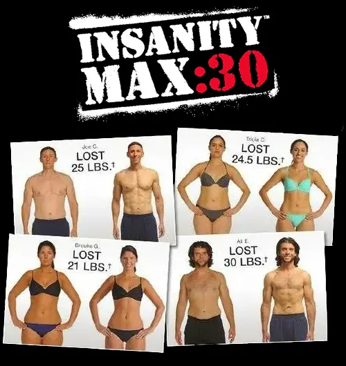 Isanity Max 30 workout results